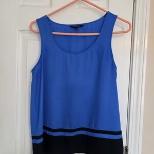 Banana Republic Blue and Black Tank Top